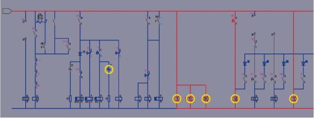AutoCADの回路図からリレー回路の各種のシミュレーションを行います。