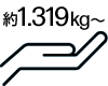 約1.319kg～