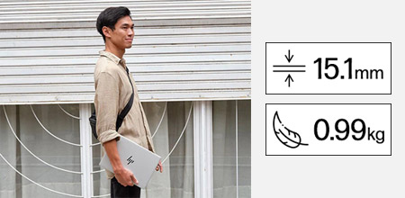 どこにでも持ち歩きたくなる軽さ