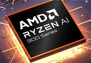 AMD Ryzen™ AI 300 シリーズ プロセッサ搭載